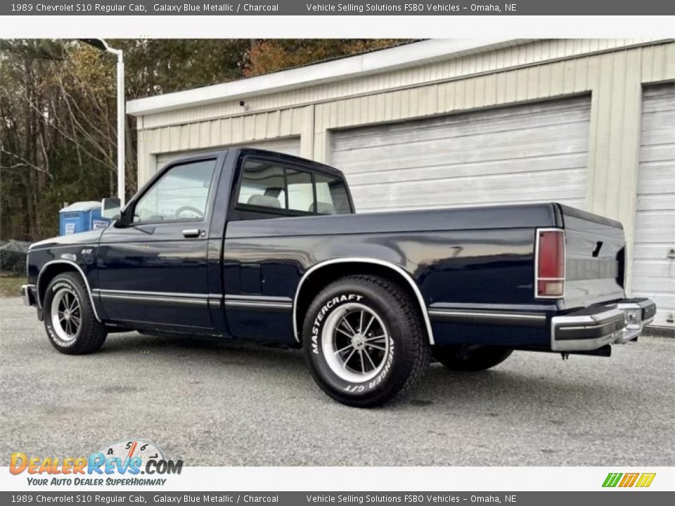 Galaxy Blue Metallic 1989 Chevrolet S10 Regular Cab Photo #17