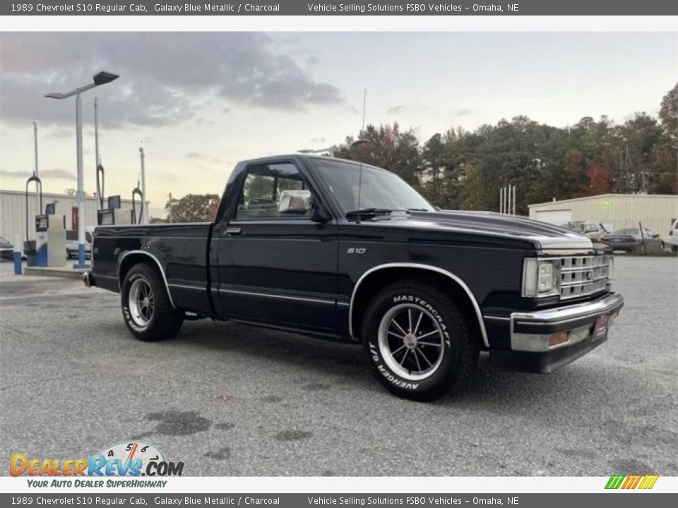 Galaxy Blue Metallic 1989 Chevrolet S10 Regular Cab Photo #19