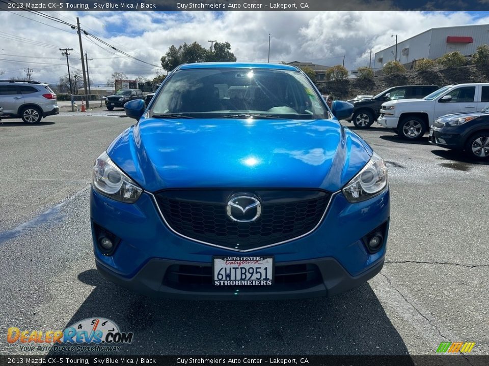 2013 Mazda CX-5 Touring Sky Blue Mica / Black Photo #2