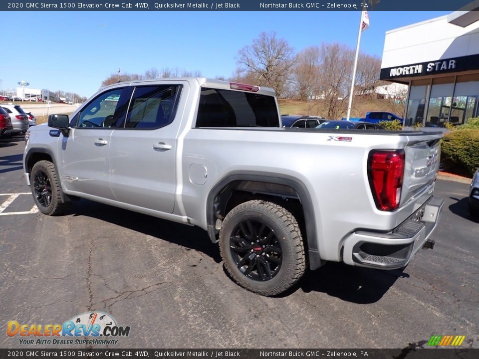 2020 GMC Sierra 1500 Elevation Crew Cab 4WD Quicksilver Metallic / Jet Black Photo #3