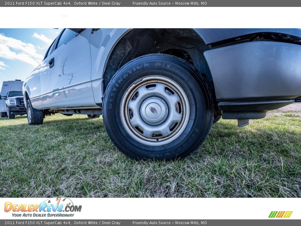 2011 Ford F150 XLT SuperCab 4x4 Oxford White / Steel Gray Photo #19