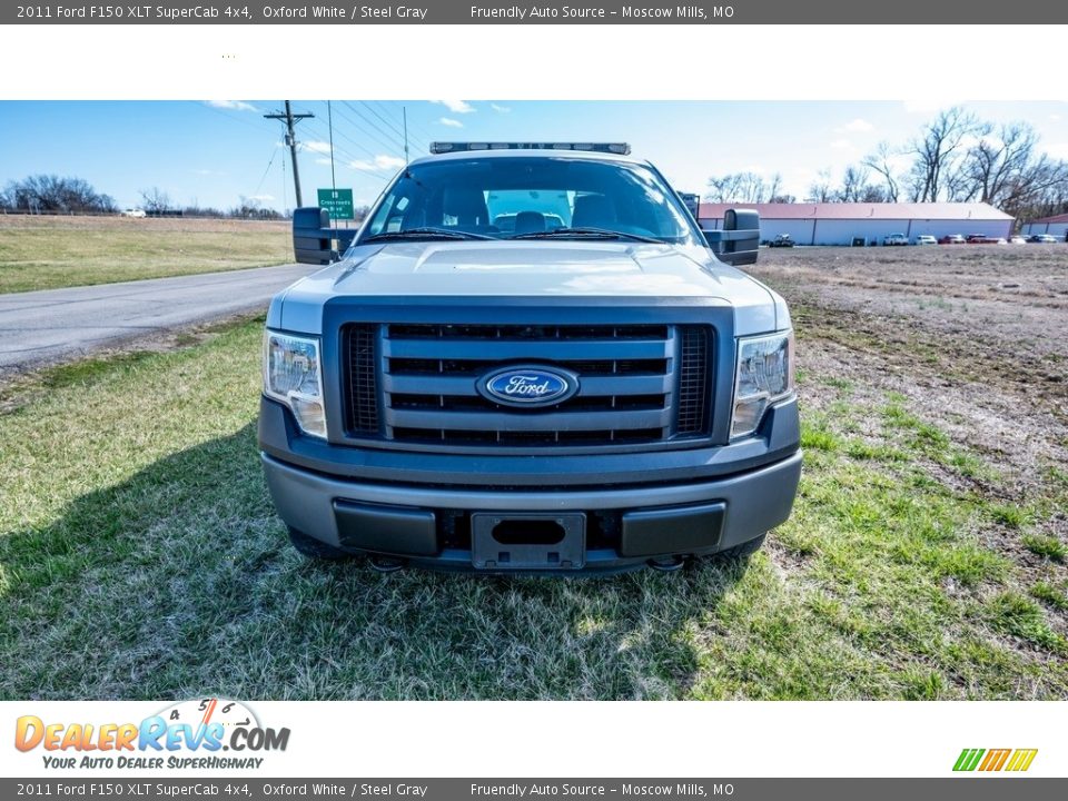 2011 Ford F150 XLT SuperCab 4x4 Oxford White / Steel Gray Photo #20