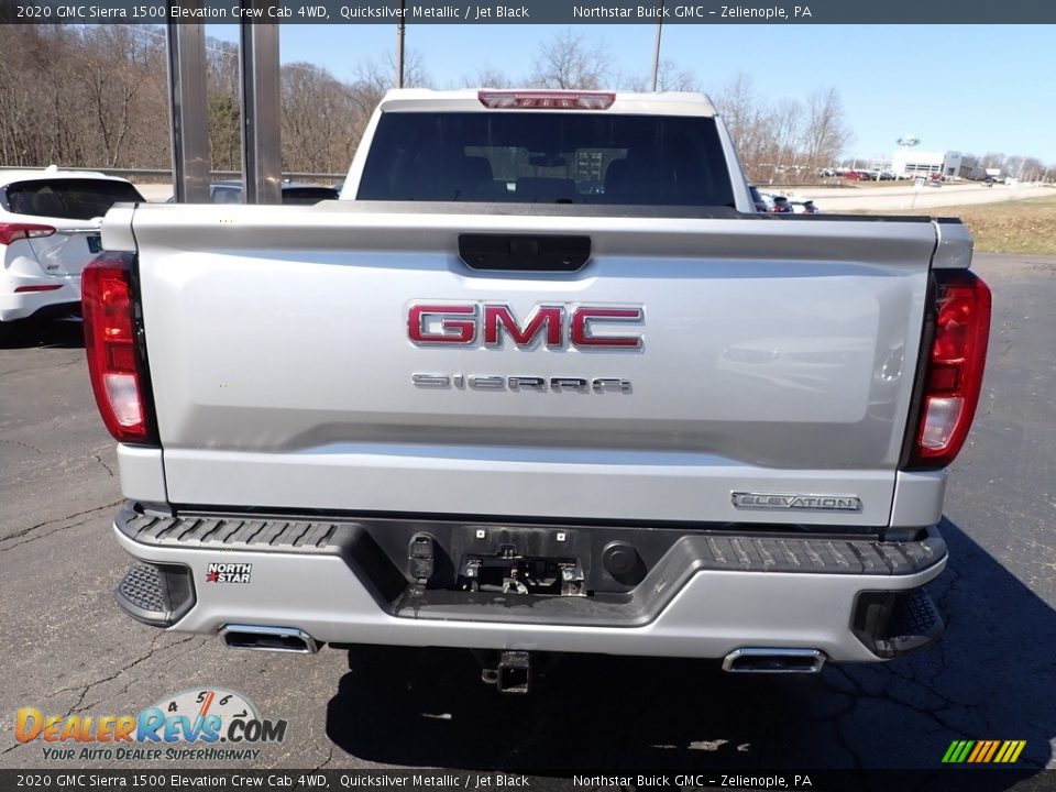 2020 GMC Sierra 1500 Elevation Crew Cab 4WD Quicksilver Metallic / Jet Black Photo #5