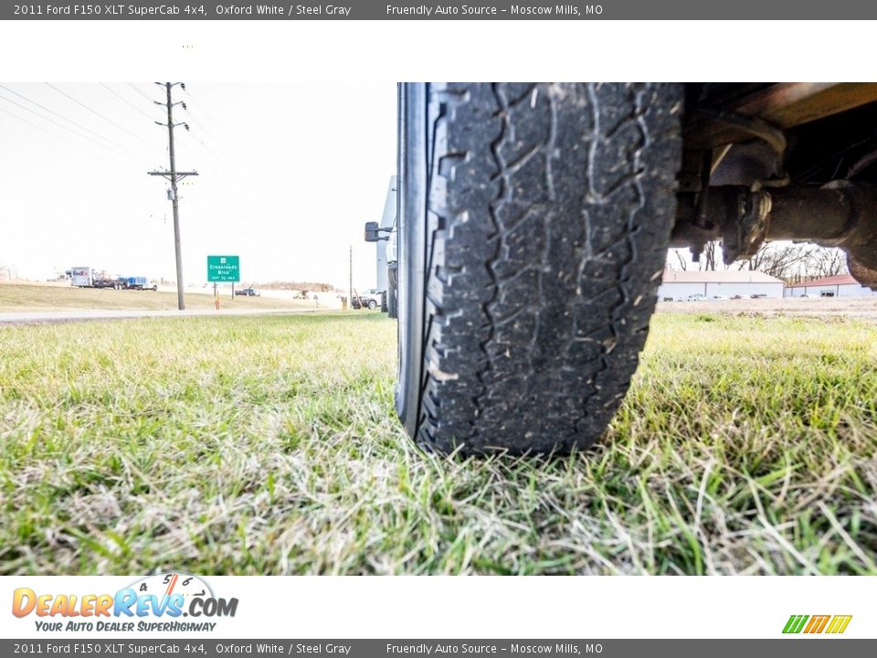 2011 Ford F150 XLT SuperCab 4x4 Oxford White / Steel Gray Photo #23