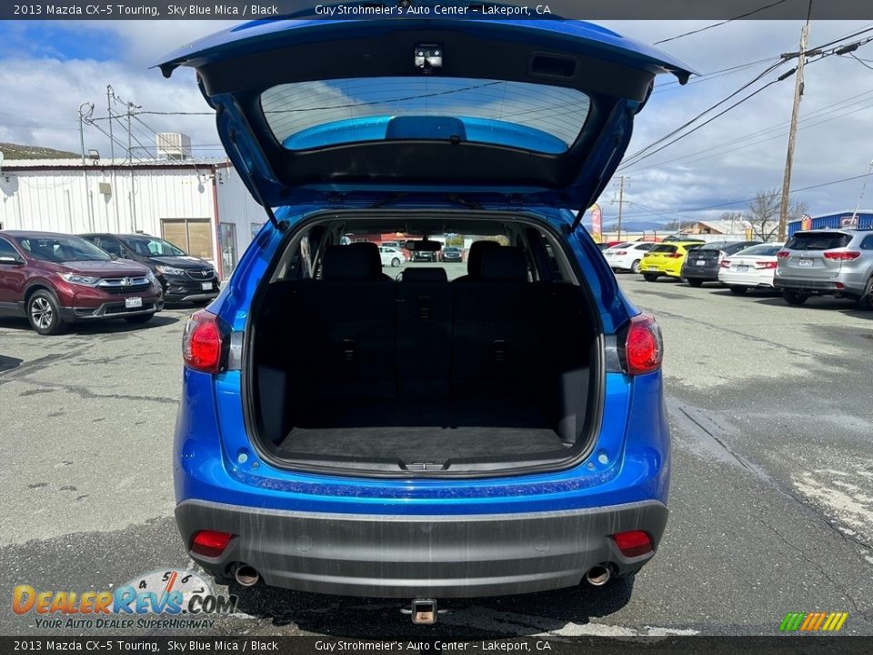 2013 Mazda CX-5 Touring Sky Blue Mica / Black Photo #7