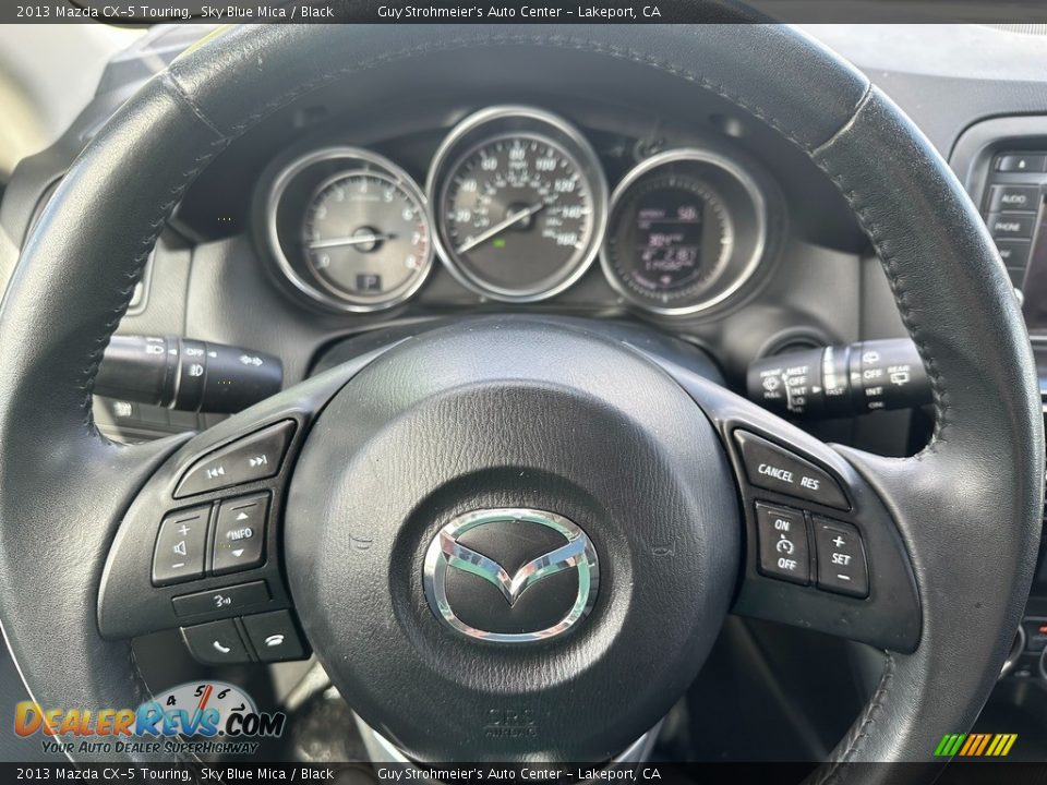2013 Mazda CX-5 Touring Sky Blue Mica / Black Photo #9