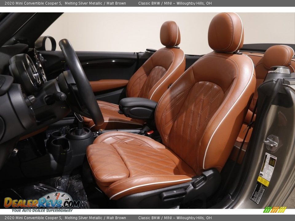 Malt Brown Interior - 2020 Mini Convertible Cooper S Photo #6