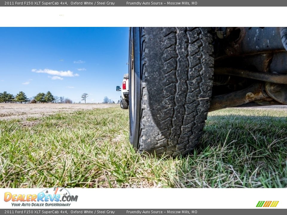 2011 Ford F150 XLT SuperCab 4x4 Oxford White / Steel Gray Photo #26