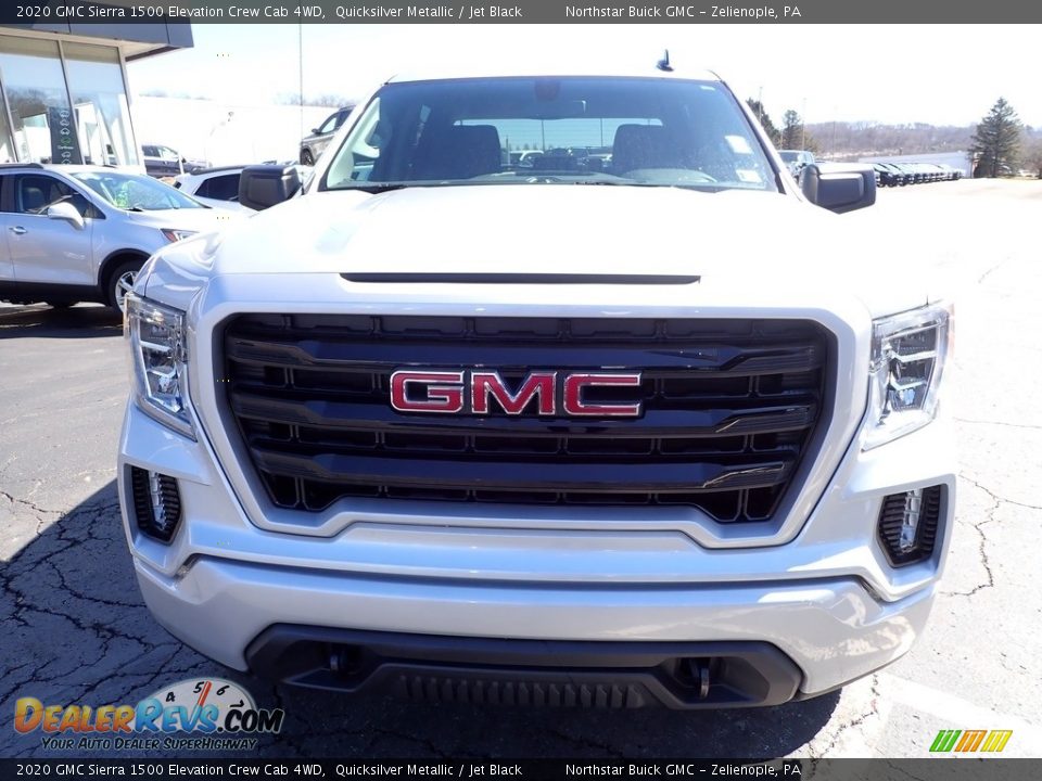 2020 GMC Sierra 1500 Elevation Crew Cab 4WD Quicksilver Metallic / Jet Black Photo #11