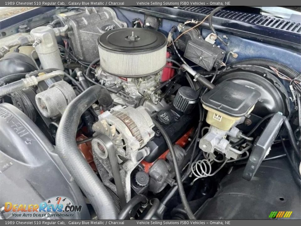 1989 Chevrolet S10 Regular Cab 4.3 Liter OHV 12-Valve V6 Engine Photo #33
