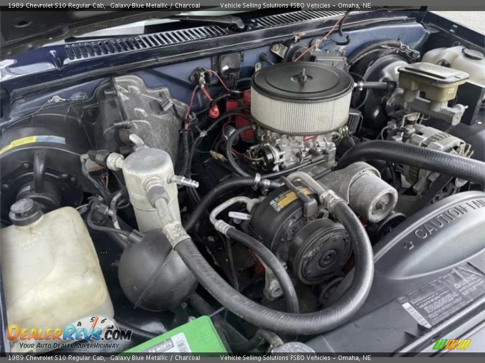 1989 Chevrolet S10 Regular Cab 4.3 Liter OHV 12-Valve V6 Engine Photo #34