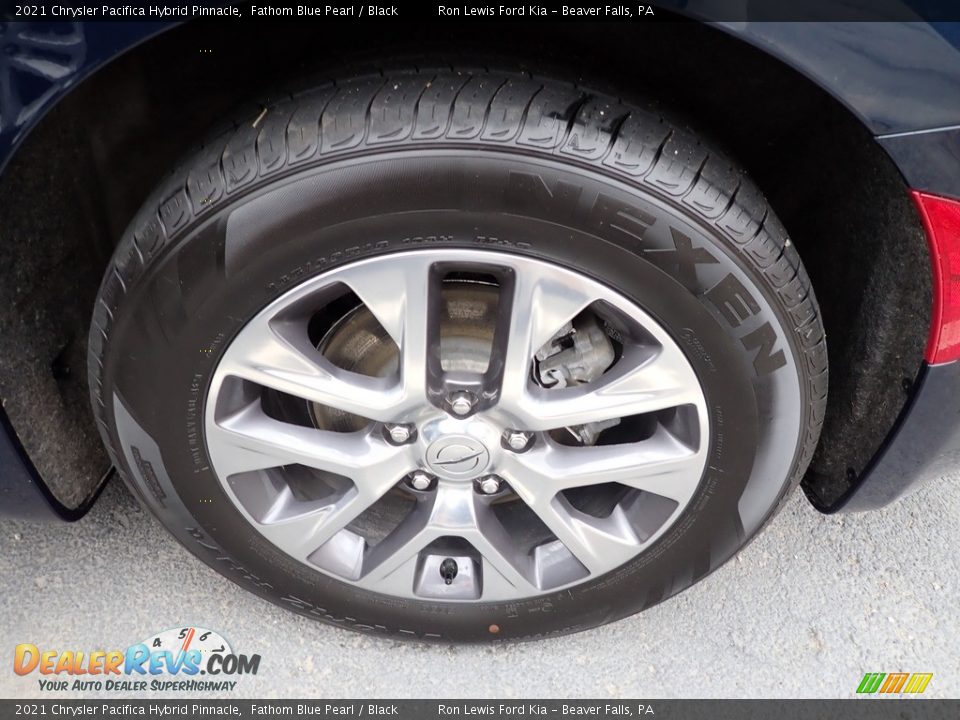 2021 Chrysler Pacifica Hybrid Pinnacle Fathom Blue Pearl / Black Photo #7