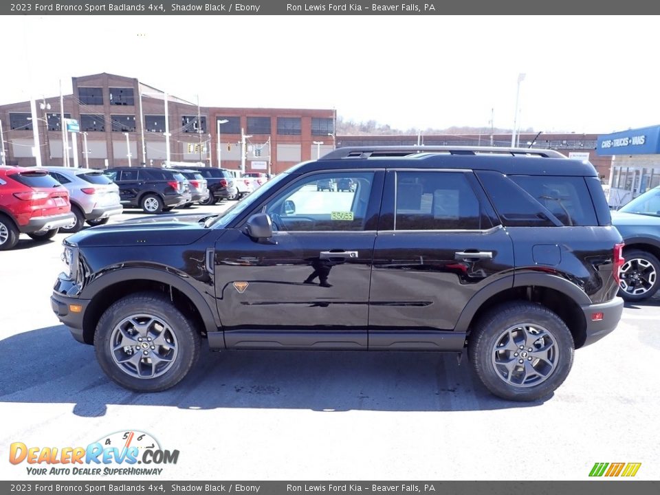 Shadow Black 2023 Ford Bronco Sport Badlands 4x4 Photo #5