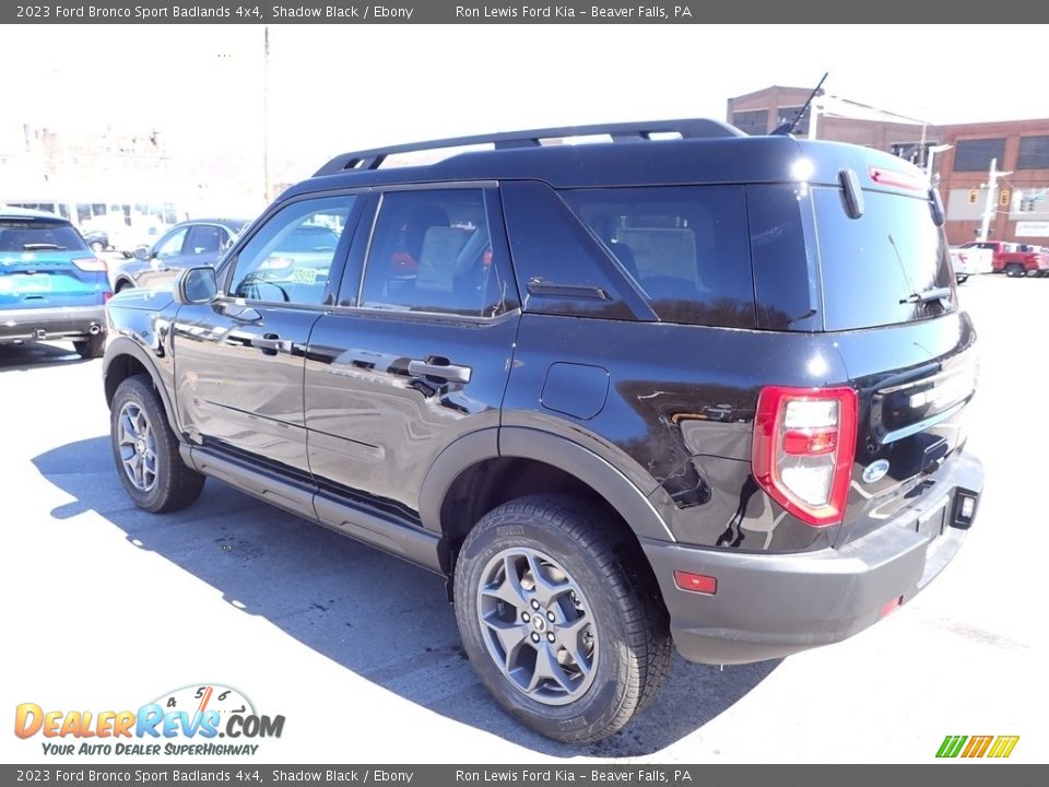 2023 Ford Bronco Sport Badlands 4x4 Shadow Black / Ebony Photo #6