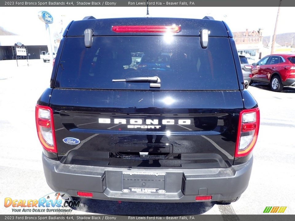 2023 Ford Bronco Sport Badlands 4x4 Shadow Black / Ebony Photo #7