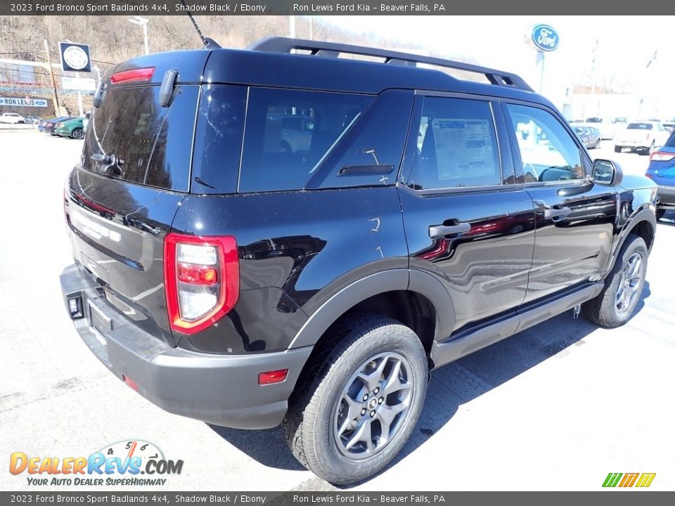 2023 Ford Bronco Sport Badlands 4x4 Shadow Black / Ebony Photo #8