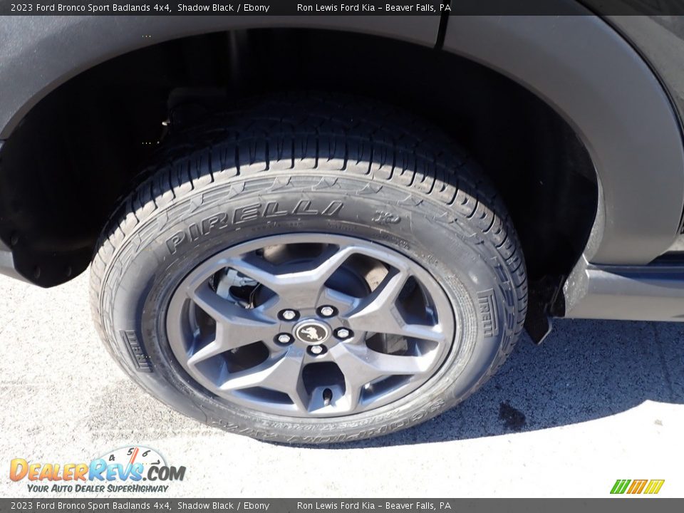 2023 Ford Bronco Sport Badlands 4x4 Shadow Black / Ebony Photo #9