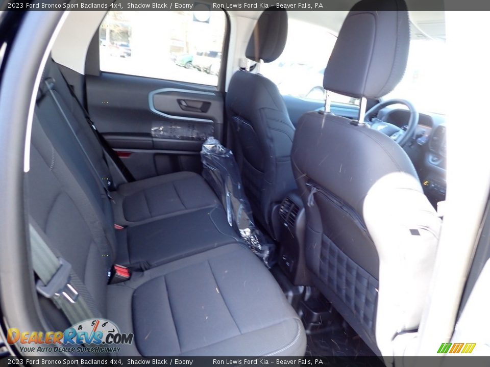 2023 Ford Bronco Sport Badlands 4x4 Shadow Black / Ebony Photo #10