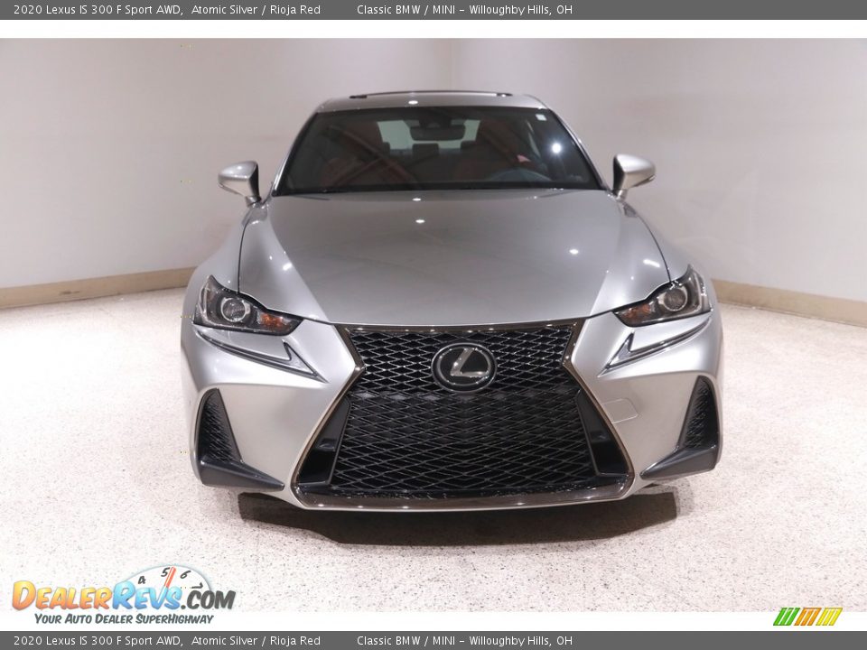 2020 Lexus IS 300 F Sport AWD Atomic Silver / Rioja Red Photo #2