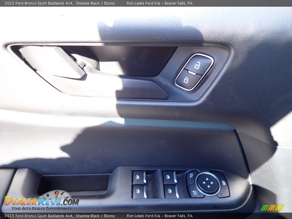 2023 Ford Bronco Sport Badlands 4x4 Shadow Black / Ebony Photo #14