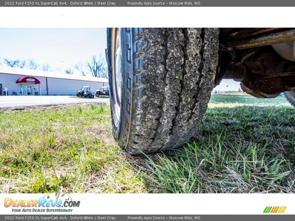 2012 Ford F150 XL SuperCab 4x4 Oxford White / Steel Gray Photo #20