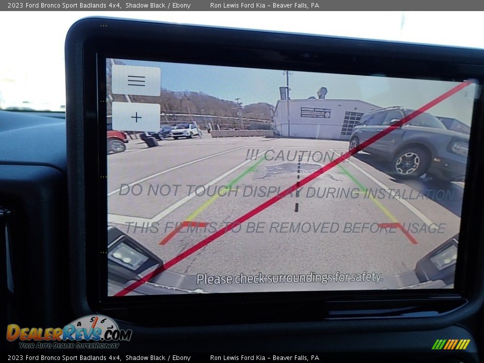 2023 Ford Bronco Sport Badlands 4x4 Shadow Black / Ebony Photo #17