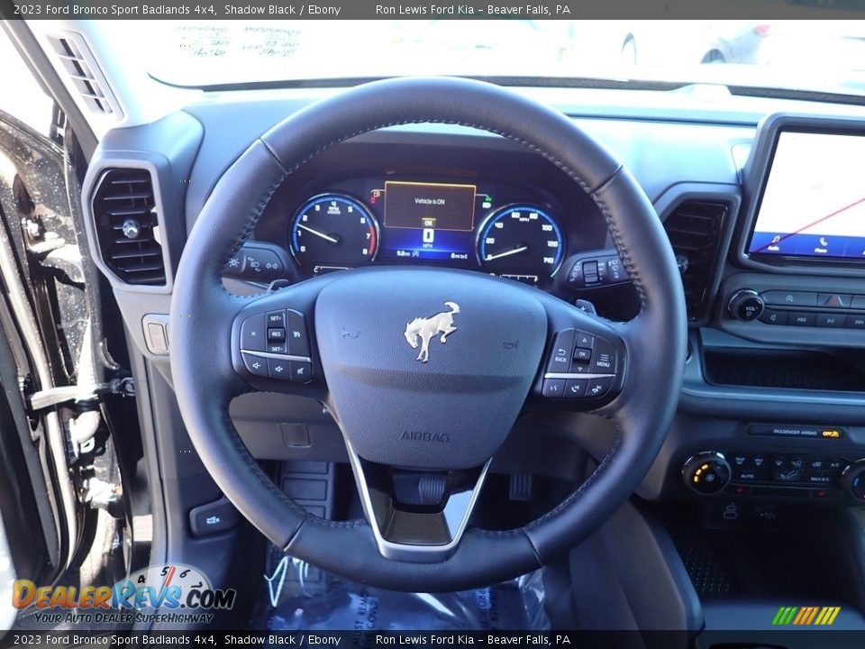 2023 Ford Bronco Sport Badlands 4x4 Steering Wheel Photo #19