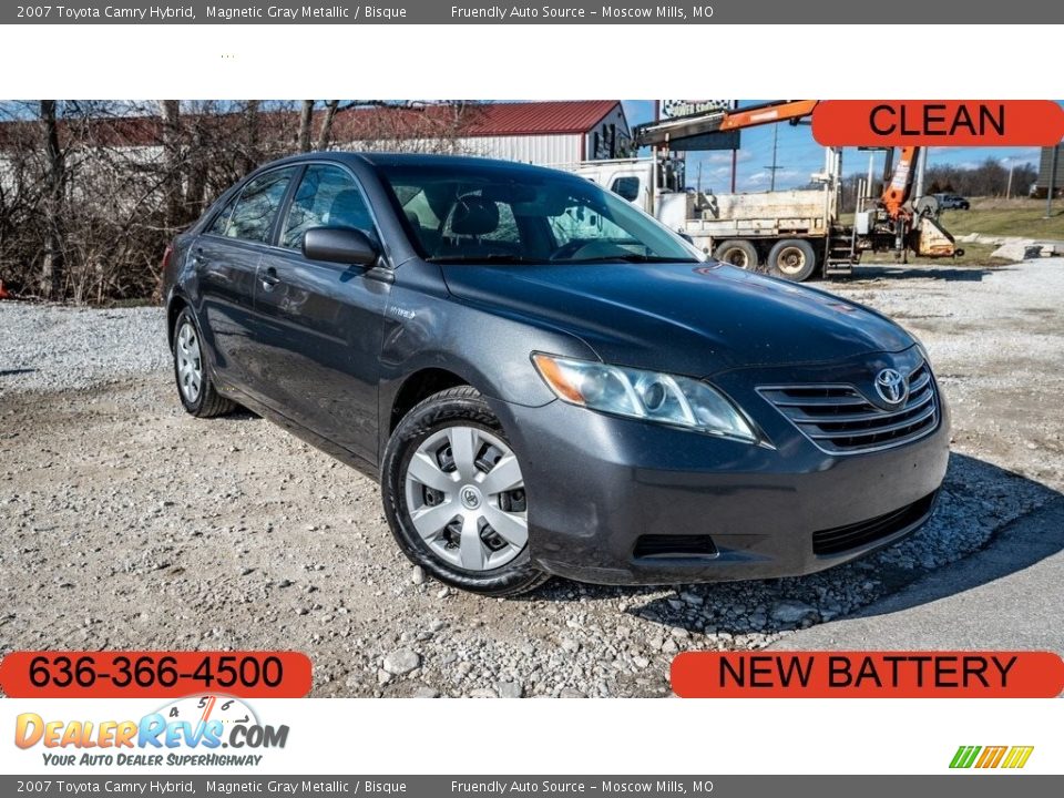 2007 Toyota Camry Hybrid Magnetic Gray Metallic / Bisque Photo #1