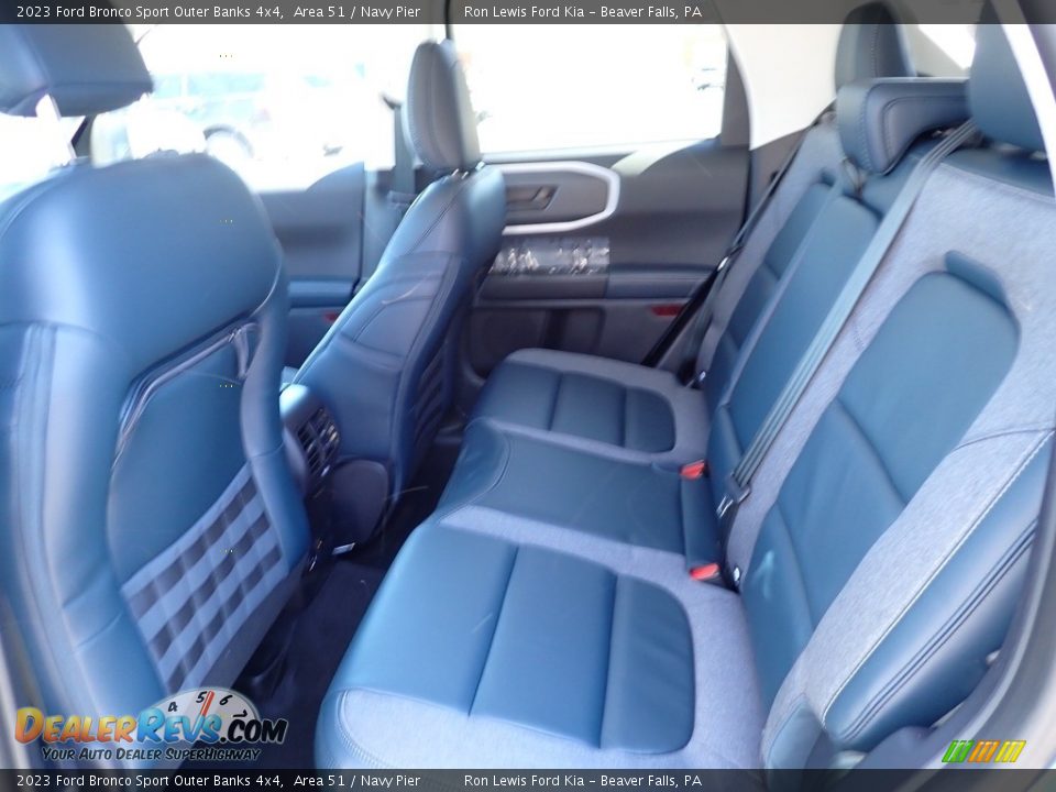 Rear Seat of 2023 Ford Bronco Sport Outer Banks 4x4 Photo #12