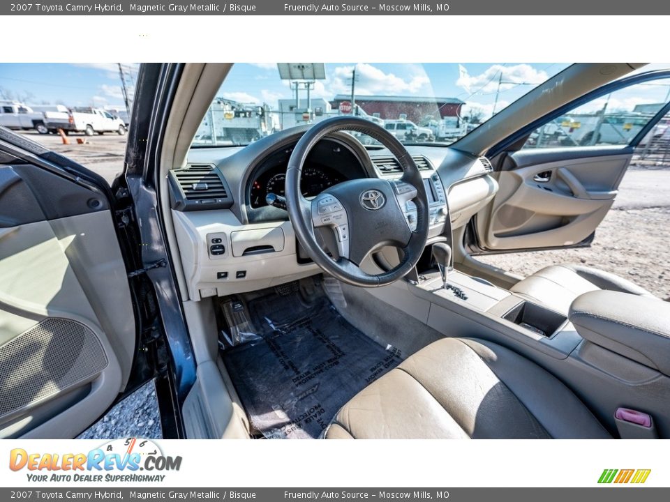 2007 Toyota Camry Hybrid Magnetic Gray Metallic / Bisque Photo #10