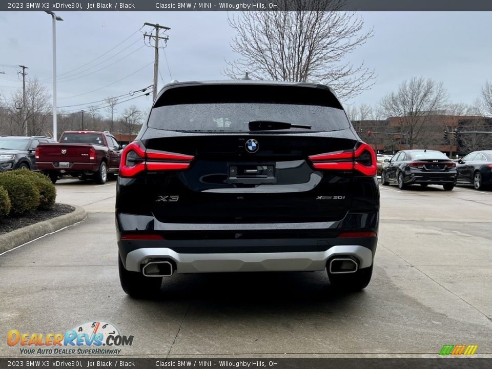 2023 BMW X3 xDrive30i Jet Black / Black Photo #4