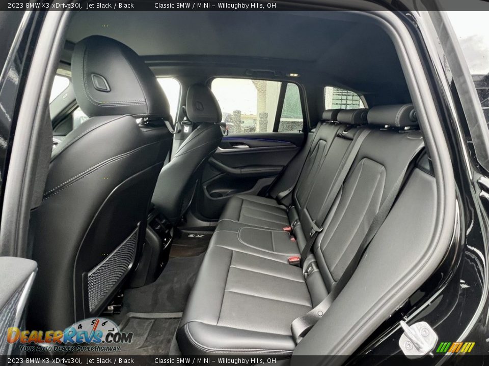 Rear Seat of 2023 BMW X3 xDrive30i Photo #6