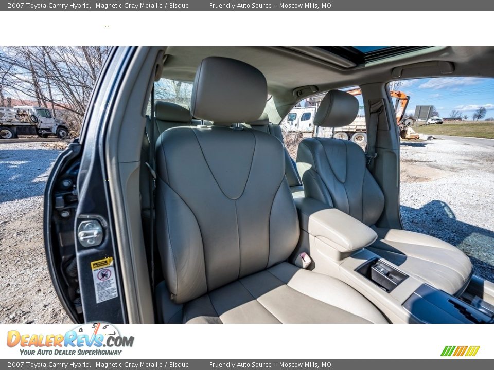 2007 Toyota Camry Hybrid Magnetic Gray Metallic / Bisque Photo #16