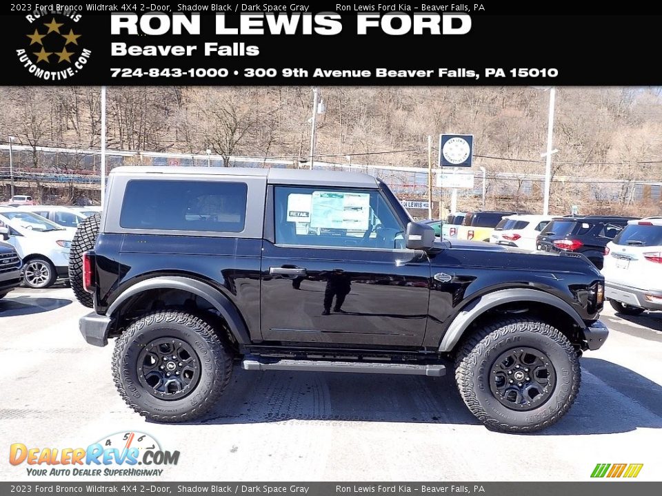 2023 Ford Bronco Wildtrak 4X4 2-Door Shadow Black / Dark Space Gray Photo #1