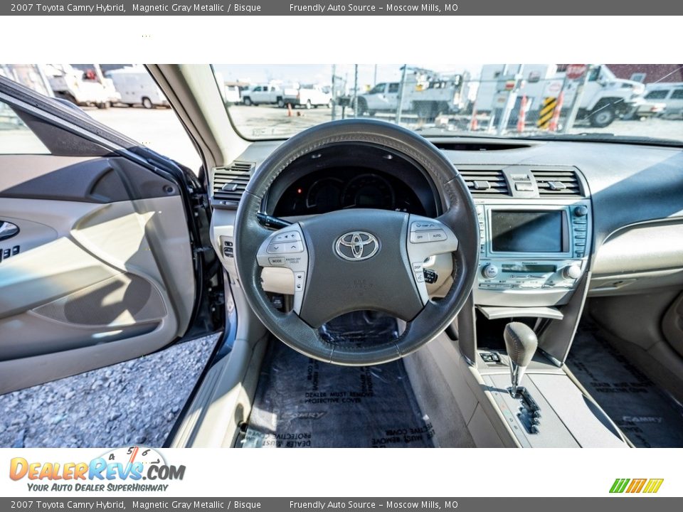 2007 Toyota Camry Hybrid Magnetic Gray Metallic / Bisque Photo #17