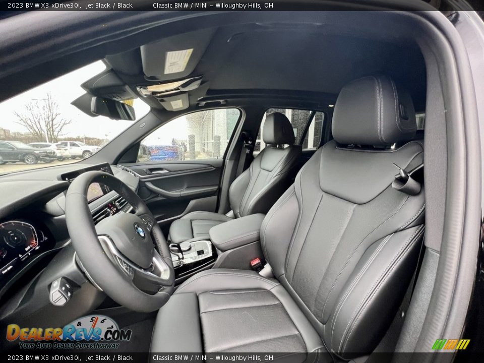Black Interior - 2023 BMW X3 xDrive30i Photo #9
