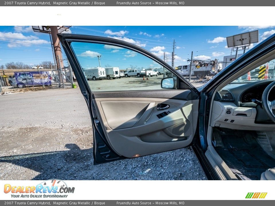 2007 Toyota Camry Hybrid Magnetic Gray Metallic / Bisque Photo #26