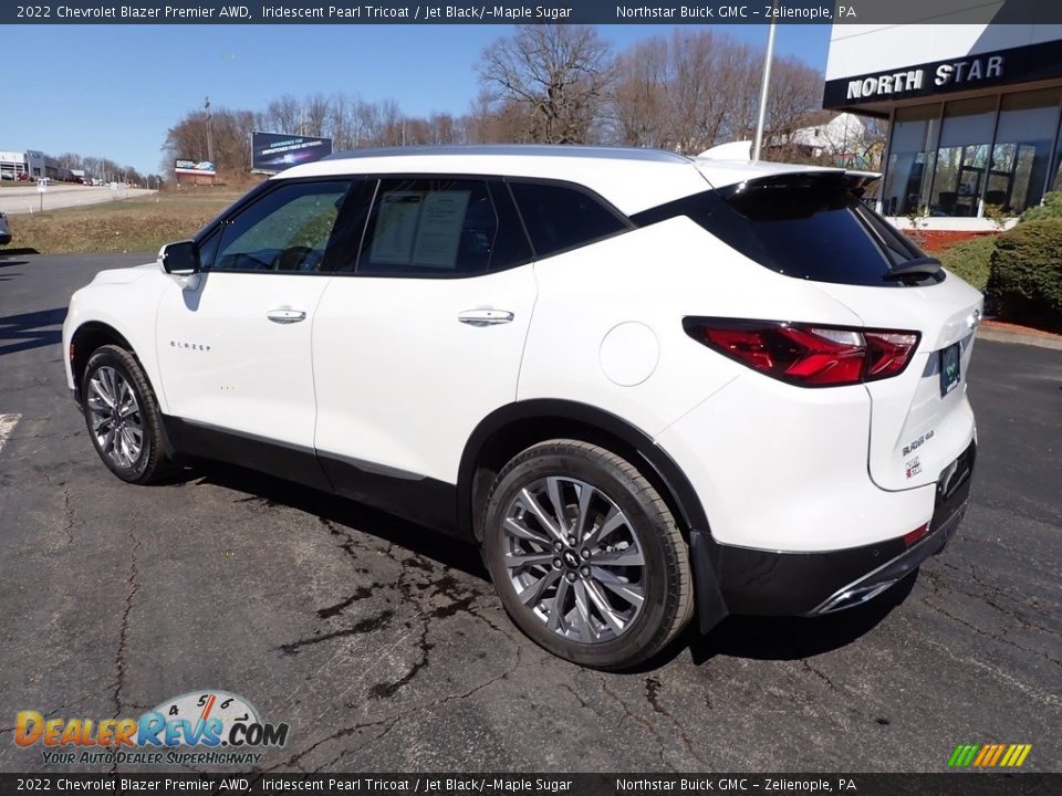 2022 Chevrolet Blazer Premier AWD Iridescent Pearl Tricoat / Jet Black/­Maple Sugar Photo #3