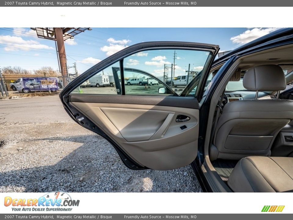 2007 Toyota Camry Hybrid Magnetic Gray Metallic / Bisque Photo #27