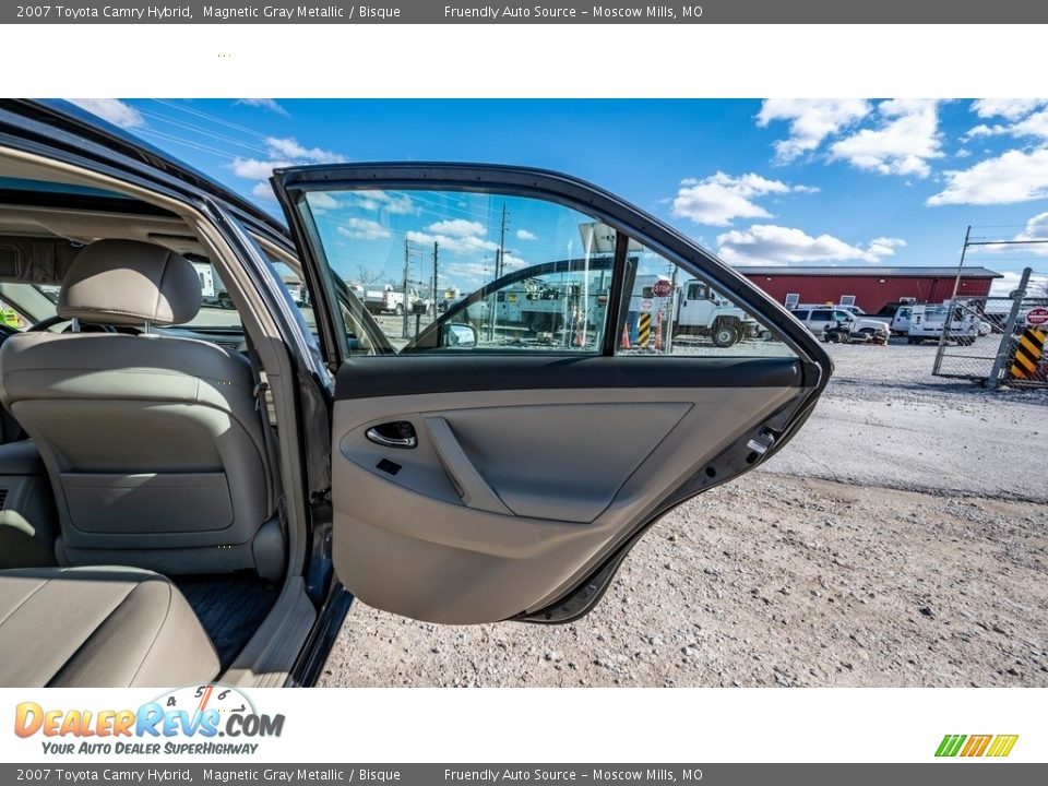 2007 Toyota Camry Hybrid Magnetic Gray Metallic / Bisque Photo #28