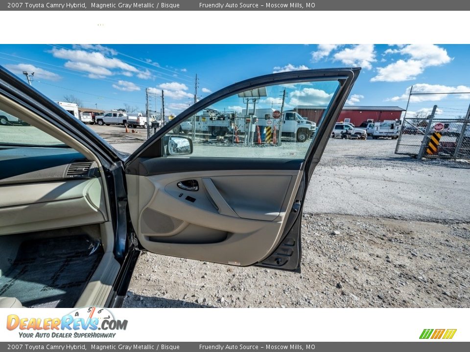 2007 Toyota Camry Hybrid Magnetic Gray Metallic / Bisque Photo #29