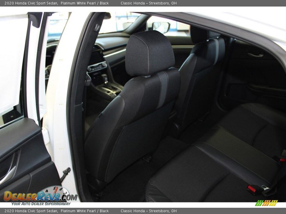 2020 Honda Civic Sport Sedan Platinum White Pearl / Black Photo #23