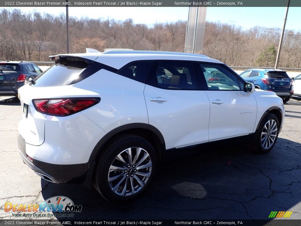 2022 Chevrolet Blazer Premier AWD Iridescent Pearl Tricoat / Jet Black/­Maple Sugar Photo #7