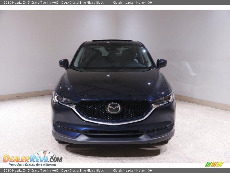 2020 Mazda CX-5 Grand Touring AWD Deep Crystal Blue Mica / Black Photo #2