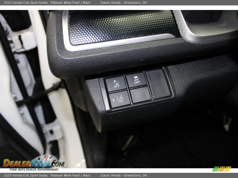 2020 Honda Civic Sport Sedan Platinum White Pearl / Black Photo #28