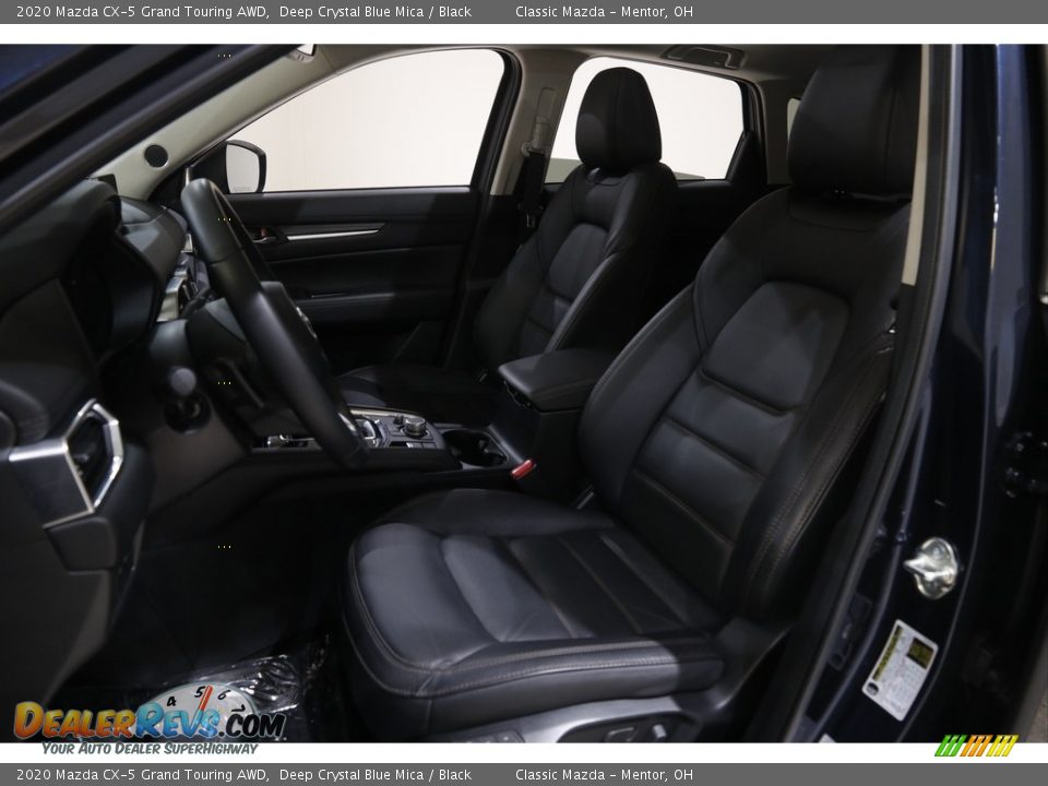 2020 Mazda CX-5 Grand Touring AWD Deep Crystal Blue Mica / Black Photo #5