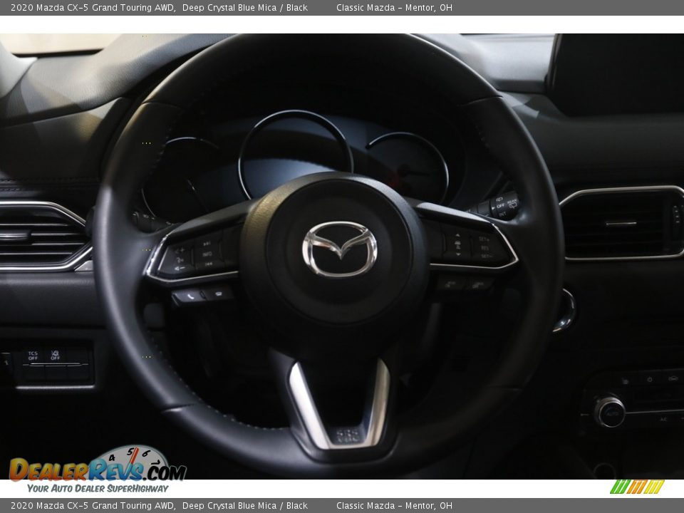 2020 Mazda CX-5 Grand Touring AWD Deep Crystal Blue Mica / Black Photo #7