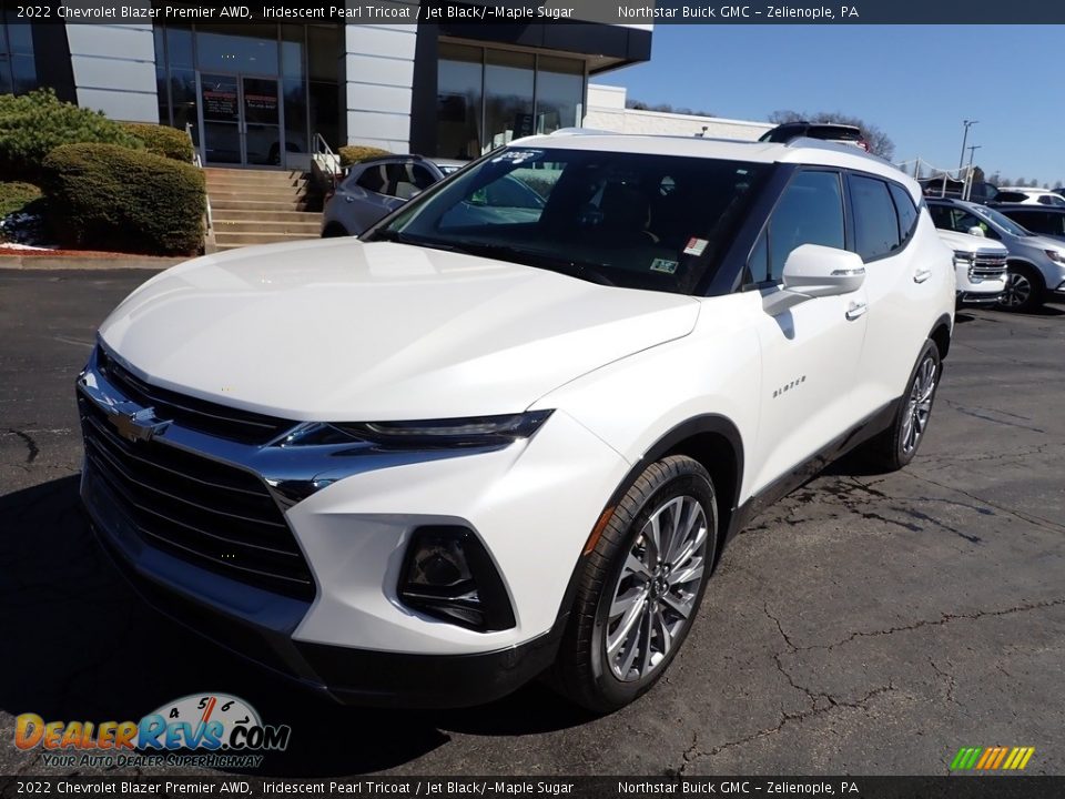 2022 Chevrolet Blazer Premier AWD Iridescent Pearl Tricoat / Jet Black/­Maple Sugar Photo #12