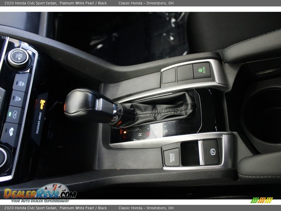 2020 Honda Civic Sport Sedan Platinum White Pearl / Black Photo #33