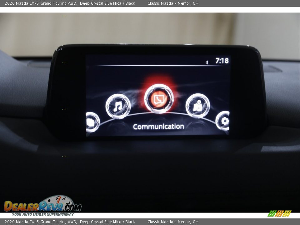 2020 Mazda CX-5 Grand Touring AWD Deep Crystal Blue Mica / Black Photo #10